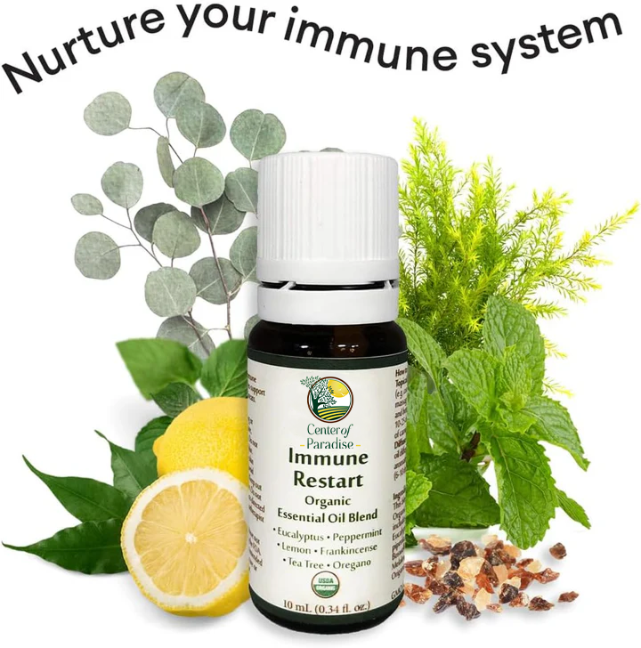 Immune Restart, Organic Essential Oil Blend