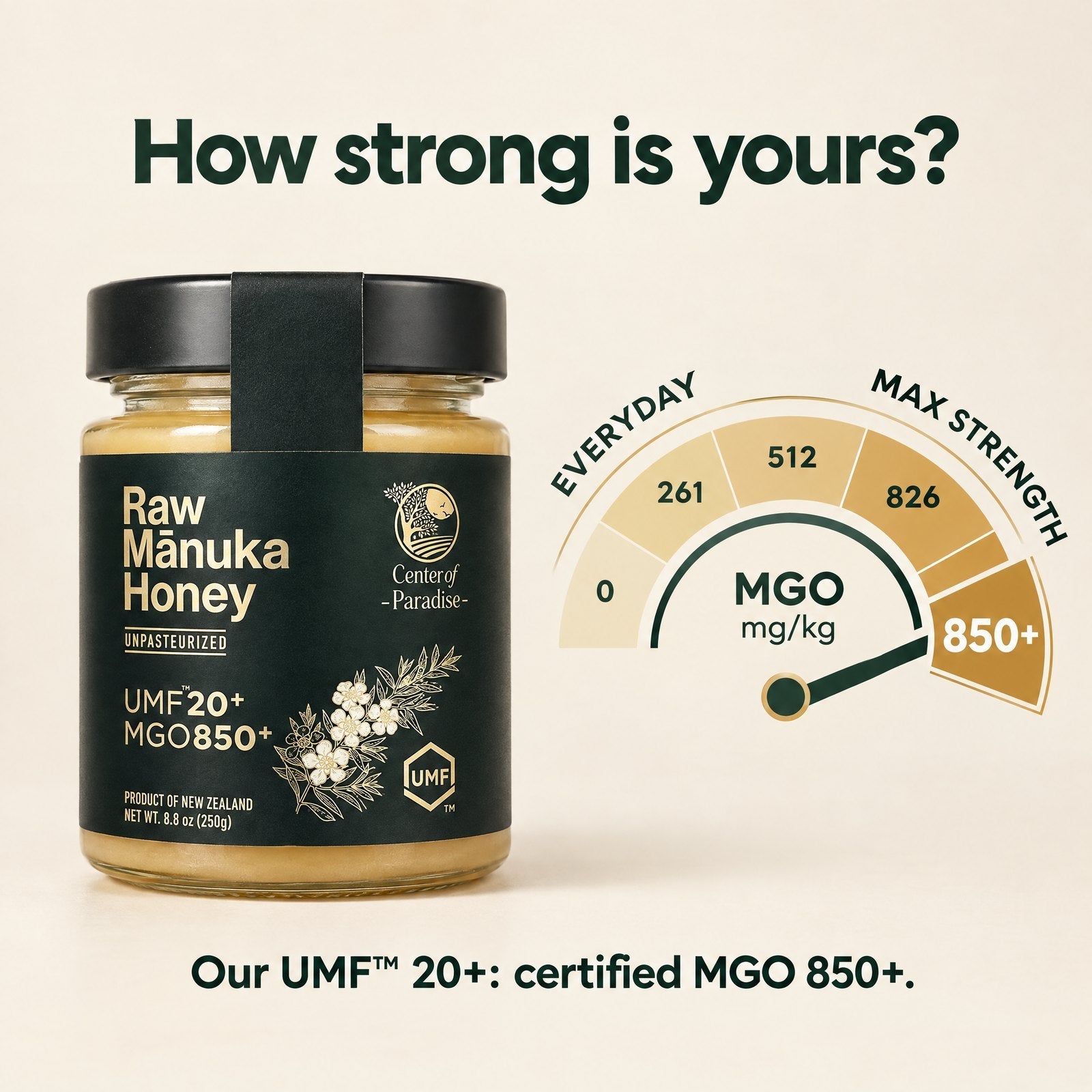 Raw Mānuka Honey UMF 20+