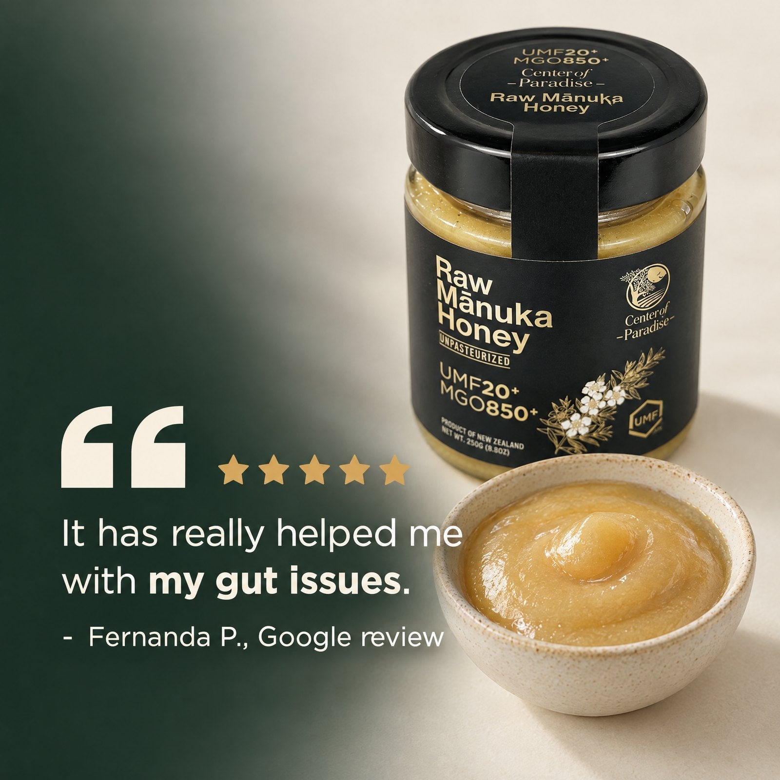 Raw Mānuka Honey UMF 20+